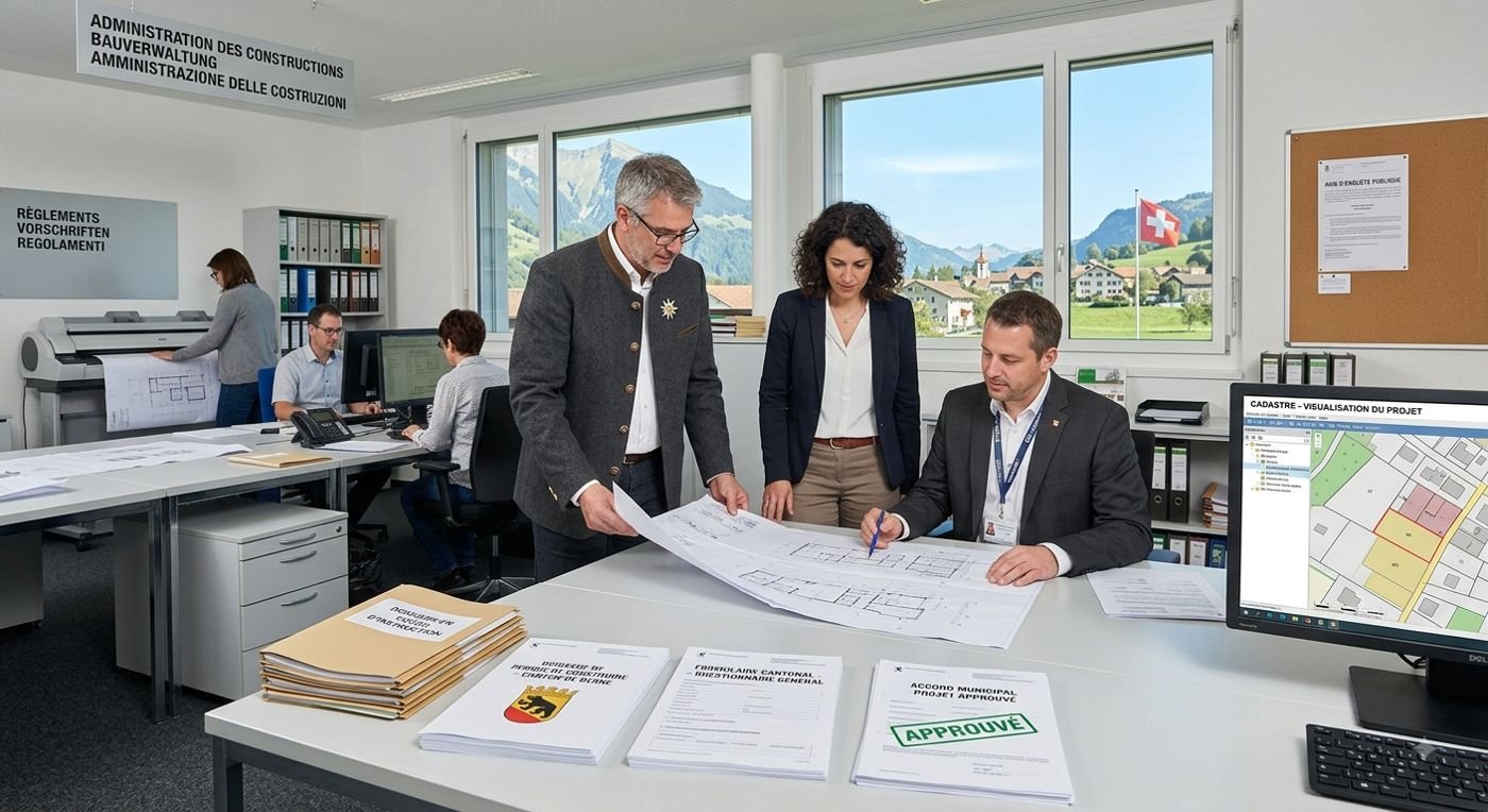 Dépôt d’un dossier de permis de construire à l’administration communale des constructions
